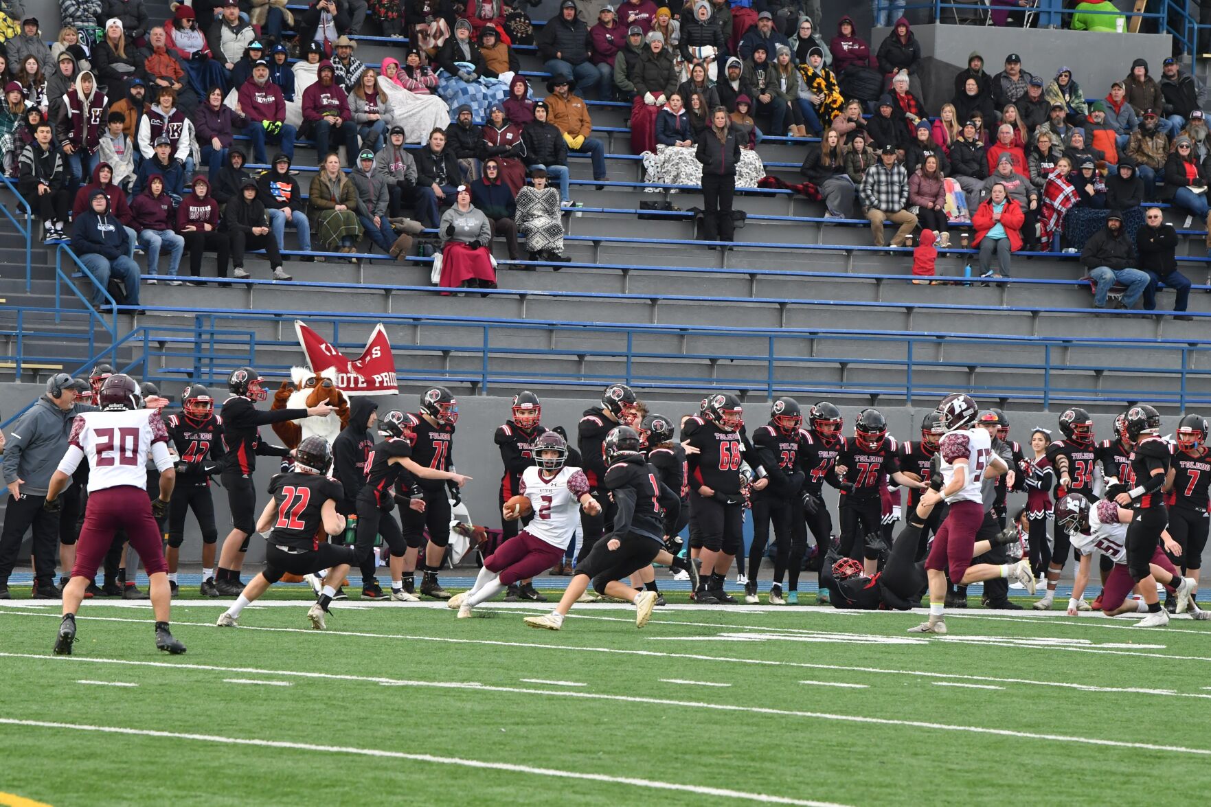 Toledo vs Kittitas state football